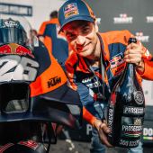 Dani Pedrosa verbesserte seine Bestzeit von 2023 mit einem Top-3-Ergebnis auf der neuesten Version der KTM RC16 und bescherte KTM in Jerez zum zweiten Mal in Folge ein MotoGP-Podest.