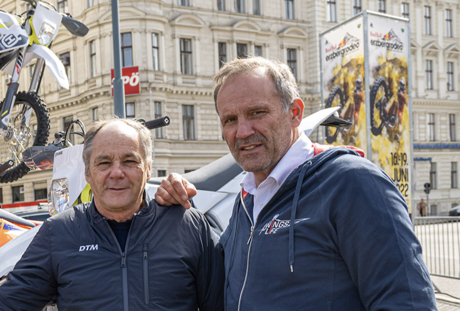 Gerhard Berger, Heinz Kinigadner Wings for Life