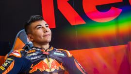Das Red Bull KTM Ajo-Team mit Raul Fernandez war in der Moto2 erneut ein Meister der Q2-Qualifikation.