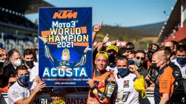KTM holt fünften Moto3-Titel seit 2011 und zweiten in Folge mit der KTM RC4.