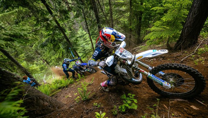 Husqvarna Factory Racing-Ass beendet die zweite Runde der FIM HEWC als Siebter.