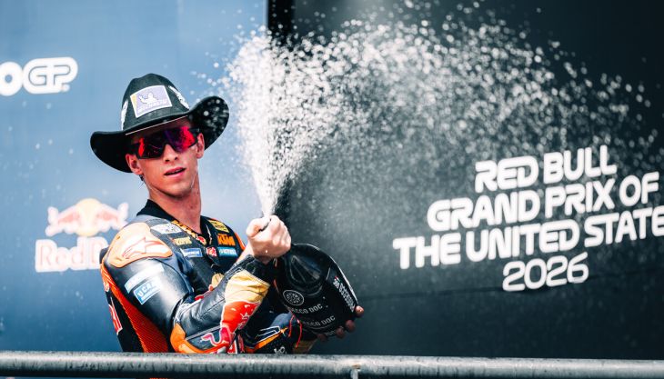 Ein weiterer Podiumsplatz und eine Champagnerdusche für Pedro Acosta und Red Bull KTM Factory Racing, womit das Team den 2. Platz in der Teamwertung behauptet.