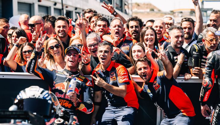 Der Spanier glänzte beim dritten Heim-Grand-Prix dieser Saison und kämpfte auf der KTM RC16 im MotorLand Aragon um den Sieg.
