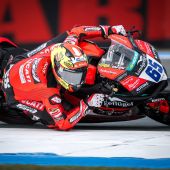 Seine Ducati ist dieses Jahr sehr konkurrenzfähig und der 29-jährige in perfekter Form.