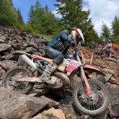 Eine wirklich beeindruckende Leistung von Valentino Hutter - zu Rennbeginn hat er einige CPs mit den Weltstars mithalten können und kam dann bis CP 21!