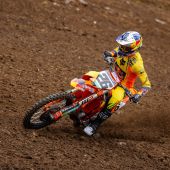 Jorge Prado von Red Bull  KTM im Kampf um Platz auf Podium