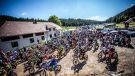 Mountain Enduro-Rohr im Gebirge