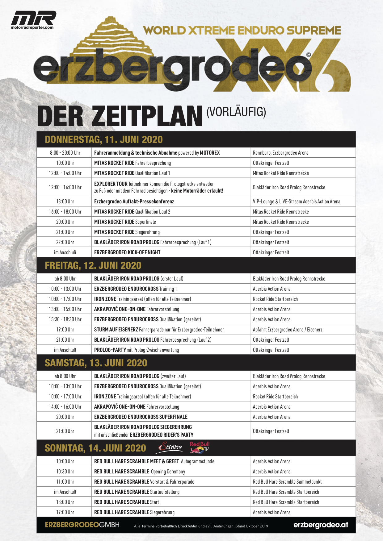 zeitplan