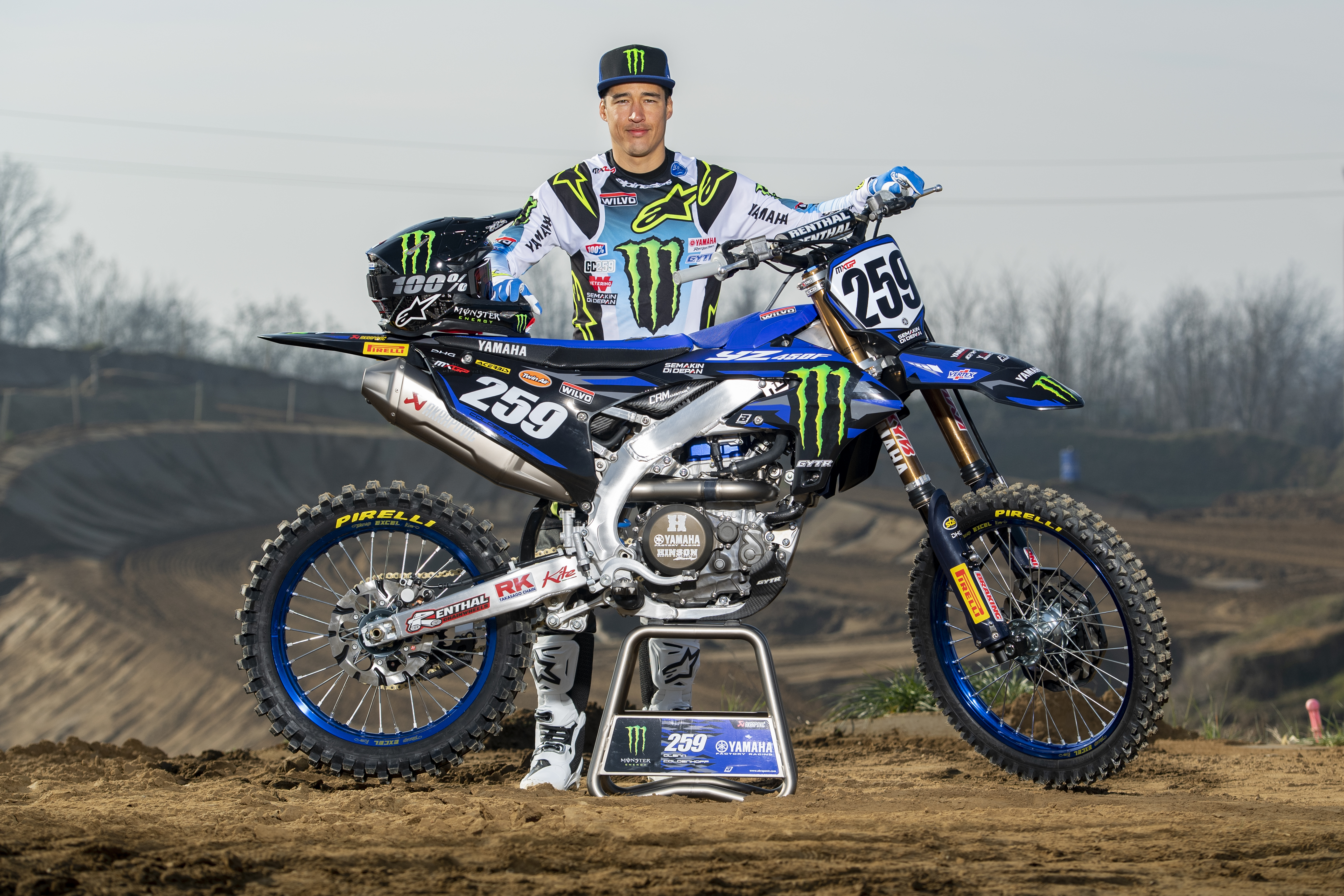 Monster Energy Yamaha Factory MXGP Team präsentiert neuen Look