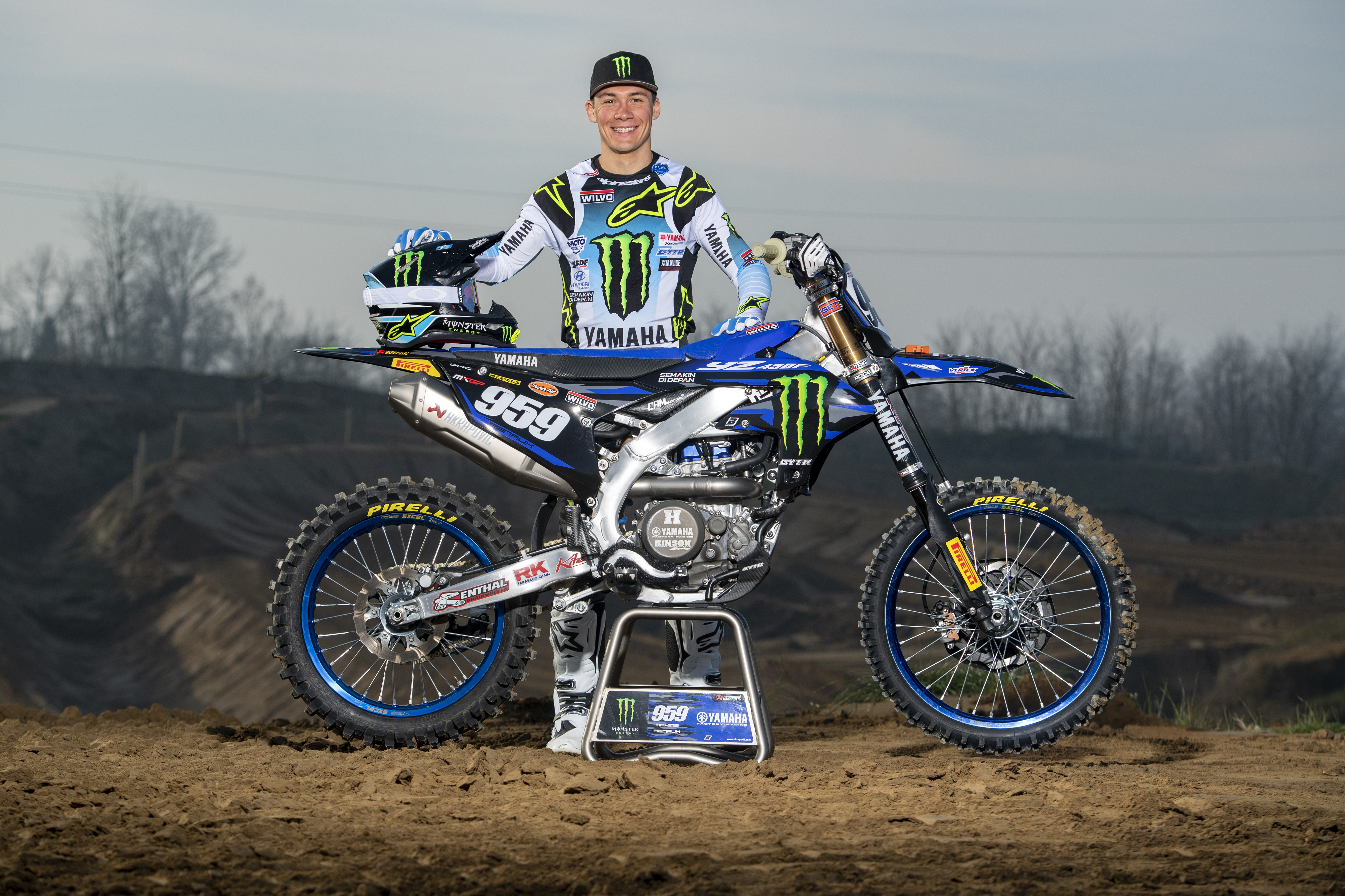 Monster Energy Yamaha Factory MXGP Team präsentiert neuen Look