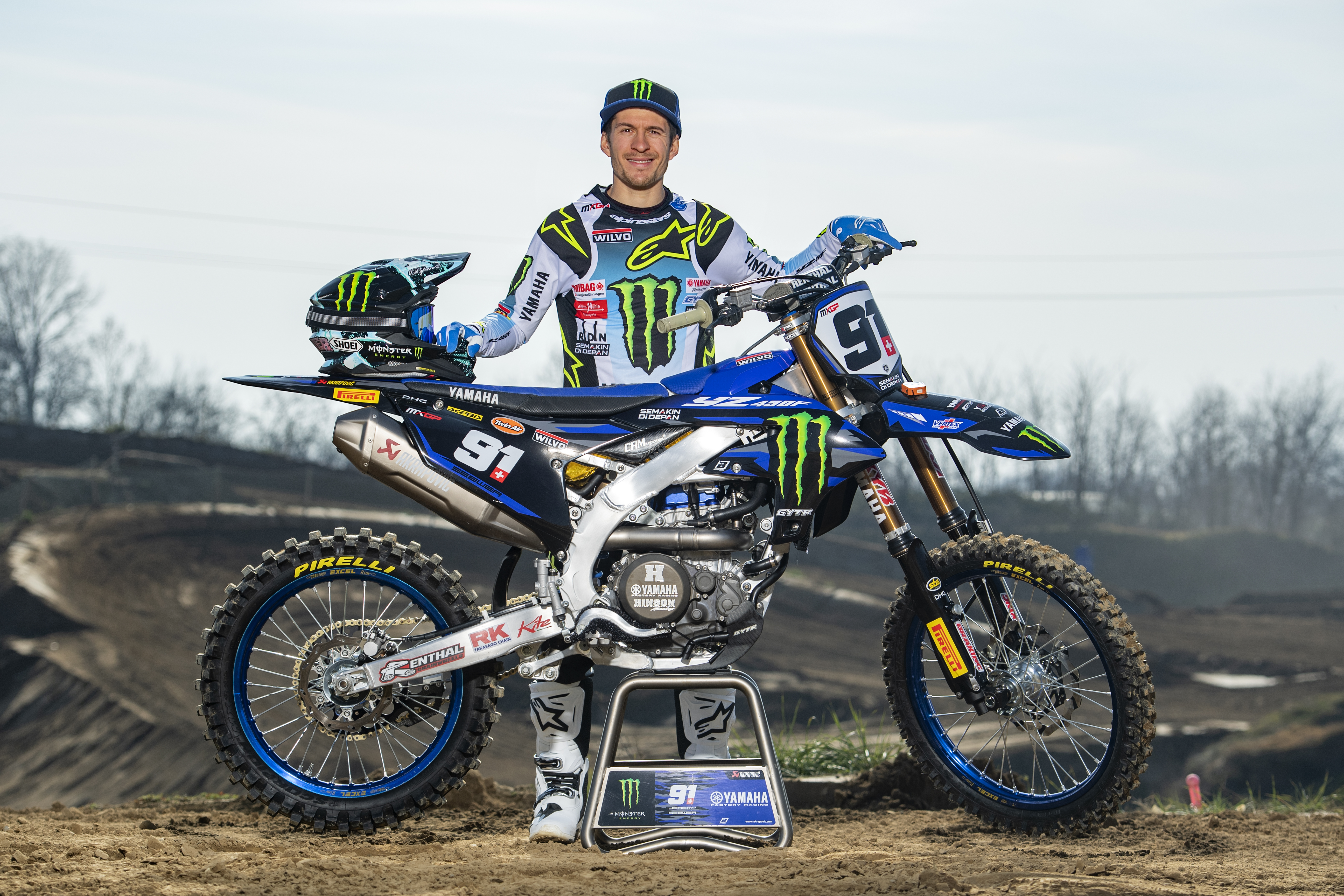 Monster Energy Yamaha Factory MXGP Team präsentiert neuen Look