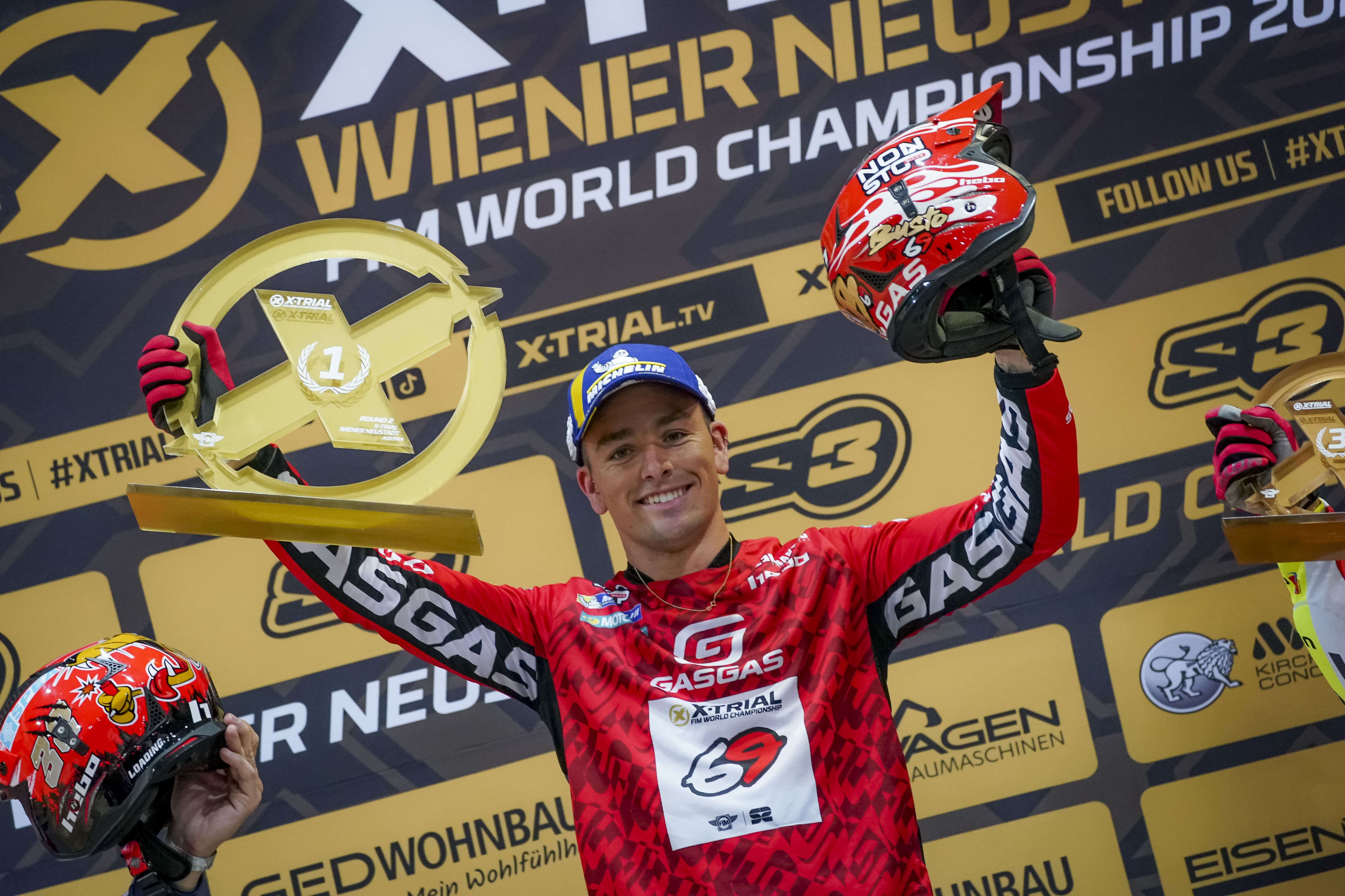 Jaime Busto gewinnt erstmals die GASGAS FIM X-TRIAL Weltmeisterschaft