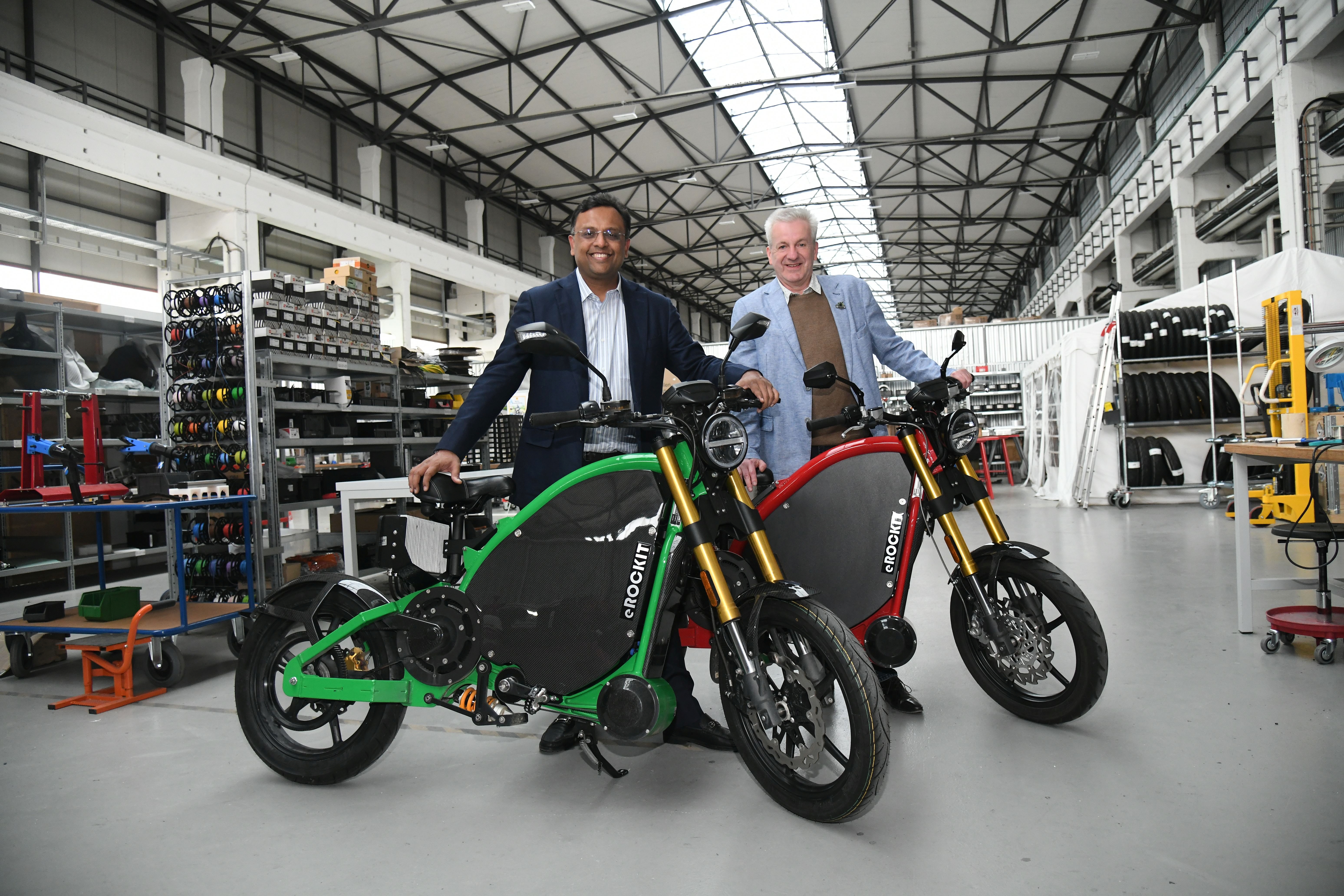 eROCKIT stellt indischen Investor Motovolt vor