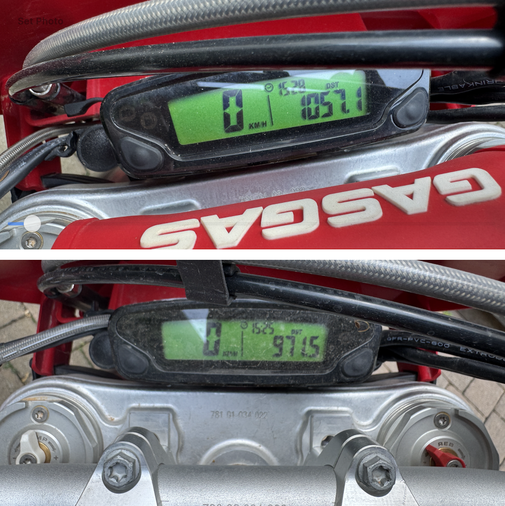 KM / STUNDEN Gas Gas EC 350 f Oasis Rallye 2025 - Maria &amp; Luke