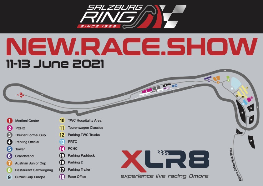 KTM RC4R Austrian Junior Cup Salzburgring Streckenplan