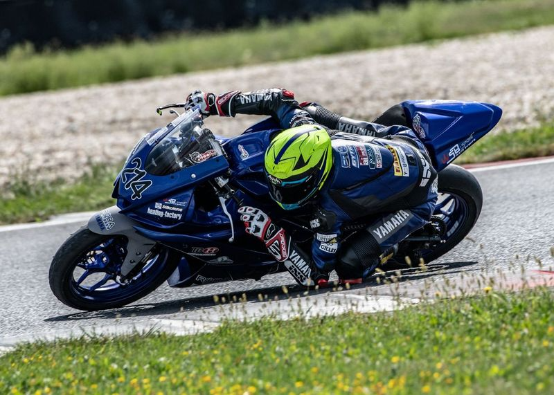 Leo Rammersdorfer in Rennmodus als Austrian Junior Cup Anwärter