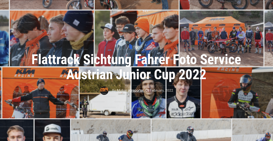 Austrian Junior Cup Sichtung Ergebnisse Flat Track 2002