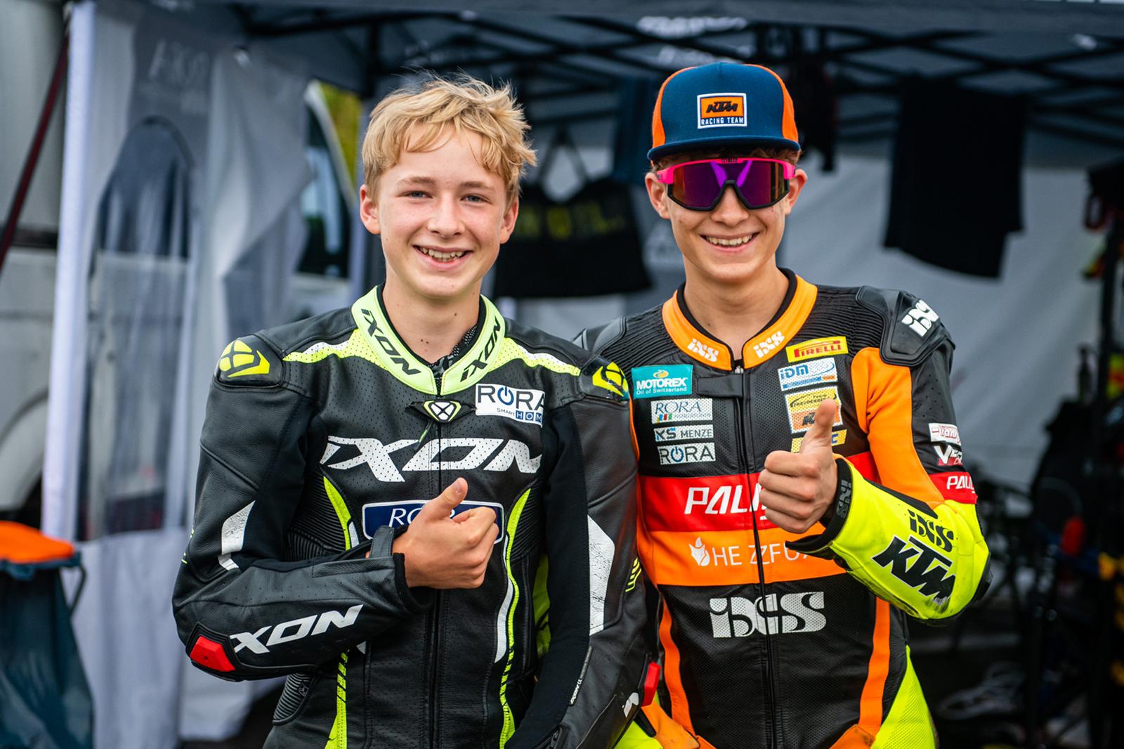 Luis und Leo Rammersdorfer Austrian Junior Cup MotoGP