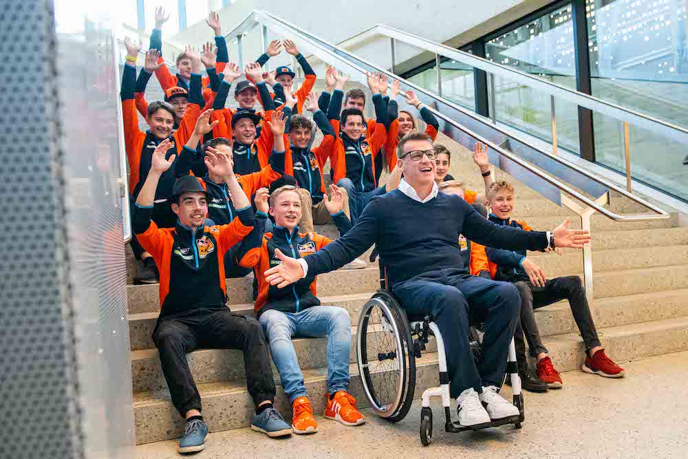 KTM MotoGP Sportdirektor Pit Beier im Zentrum Austrian Junior Cup 