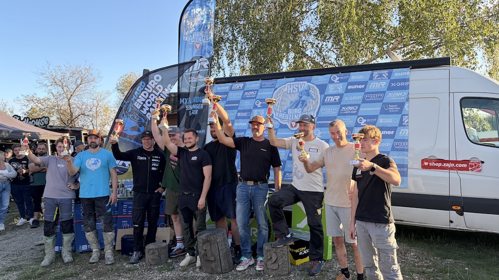 Podium Einzel und Teamwertung 3 Stunden Rennen HSV Burg kreuzenstein 2026