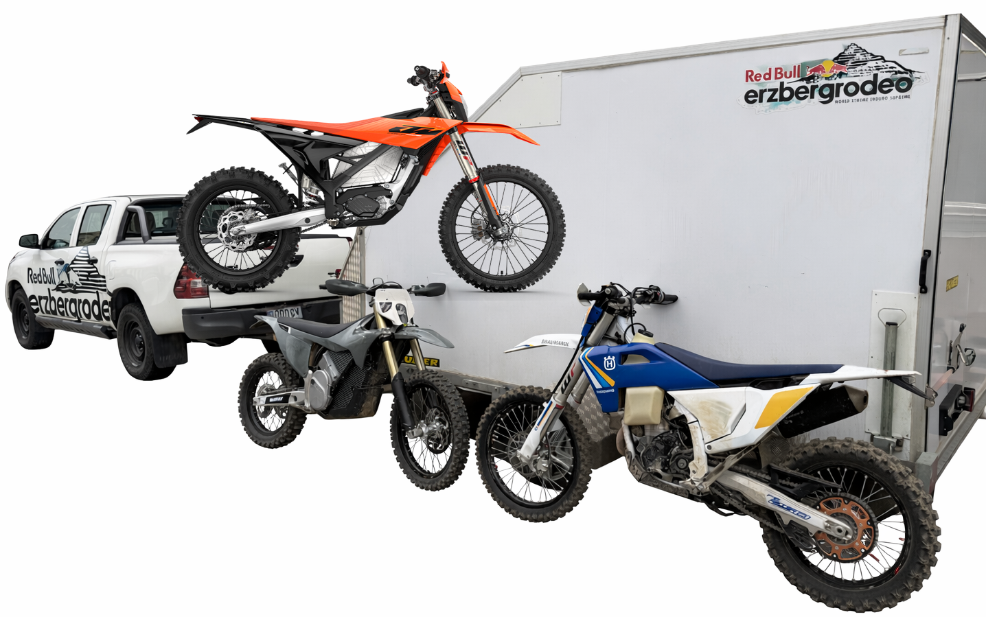 Stark Varg, KTM Freeri-E Husqvarna Verbrenner Red Bull Erzbergrodeo 2026