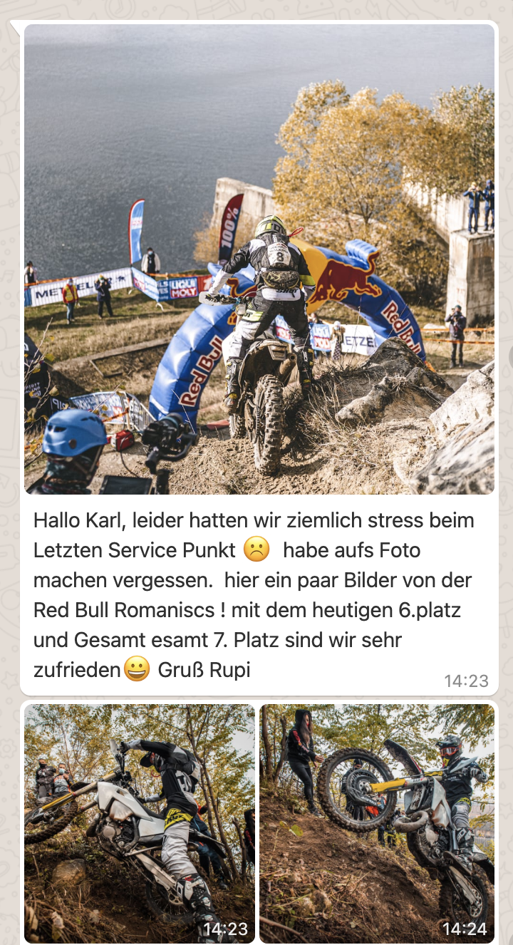 Rupert Walkner Live von der Red Bull Romaniacs 2020