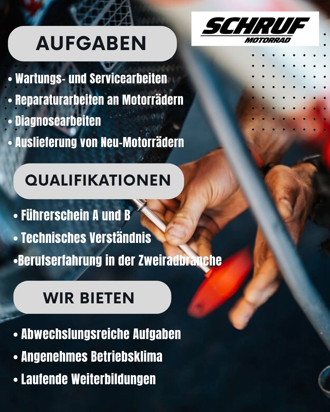 Schruf Motorrad Mechaniker