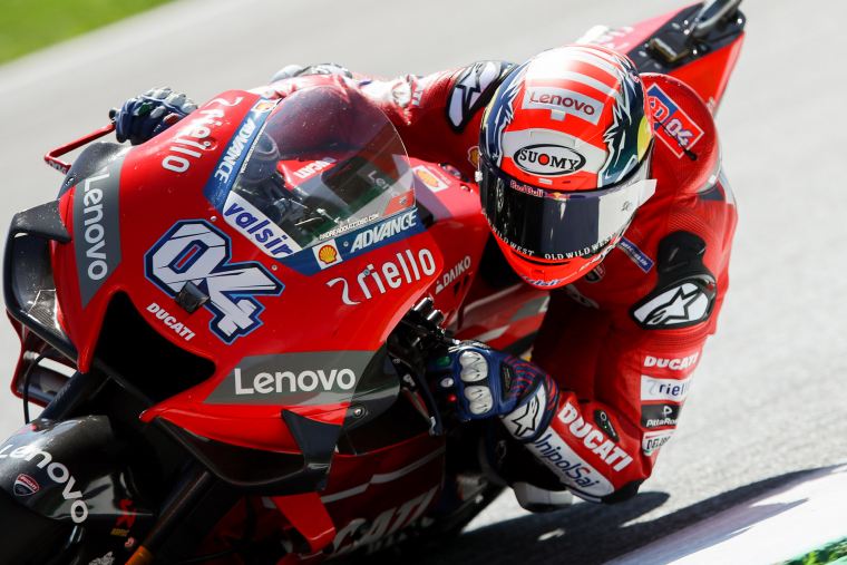 Andrea Dovizioso (ITA) knallte aber die Bestzeit auf den Asphalt.