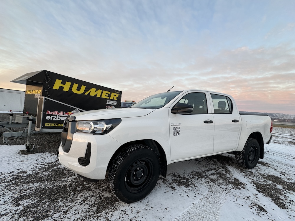 Toyota REITER - HILUX mit 3,5t Zuglast und 2 U/min bei 140 km/h