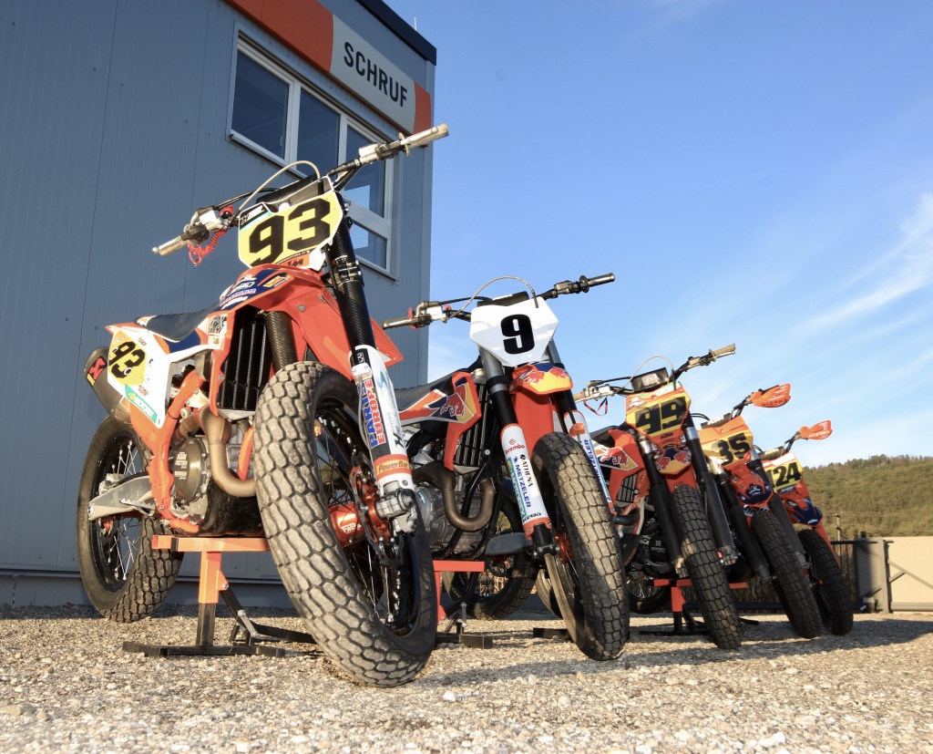 SCHRUF KTM FLAT TRACK LEIHMOTORRÄDER