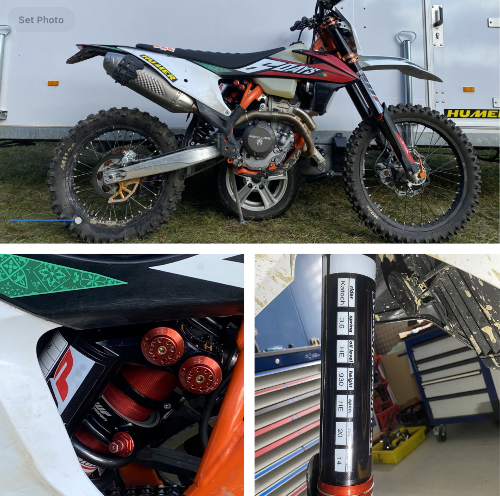 KTM EXC-F 250 Haslacher WP Cone Valve Fahrwerk 