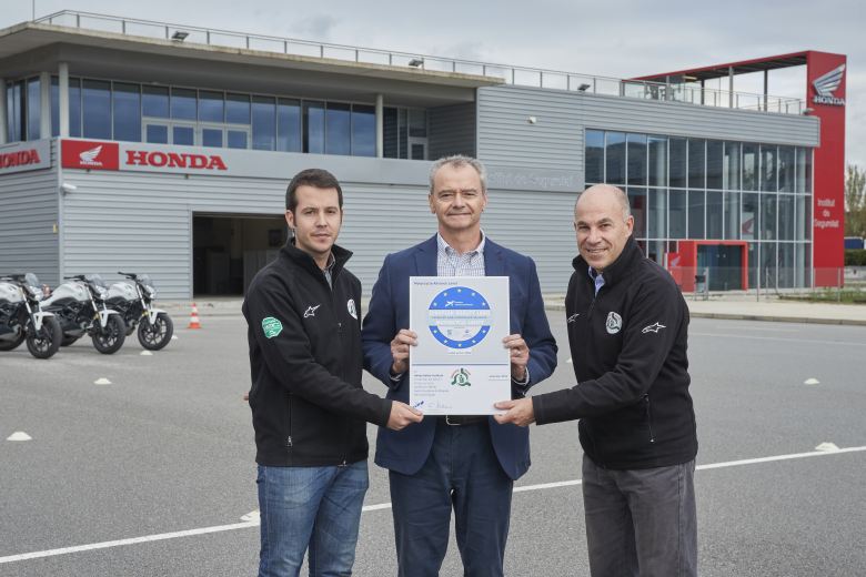 Das Honda Safety Institute erhält das Europäische Qualitätssiegel für Motorrad-Sicherheitstrainings