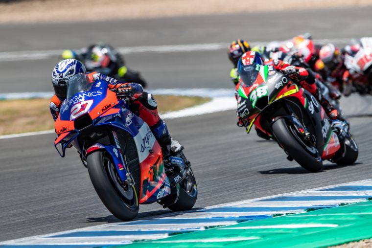 Espargaro rast auf den 6.Platz bei der MOTOJP in Jerez