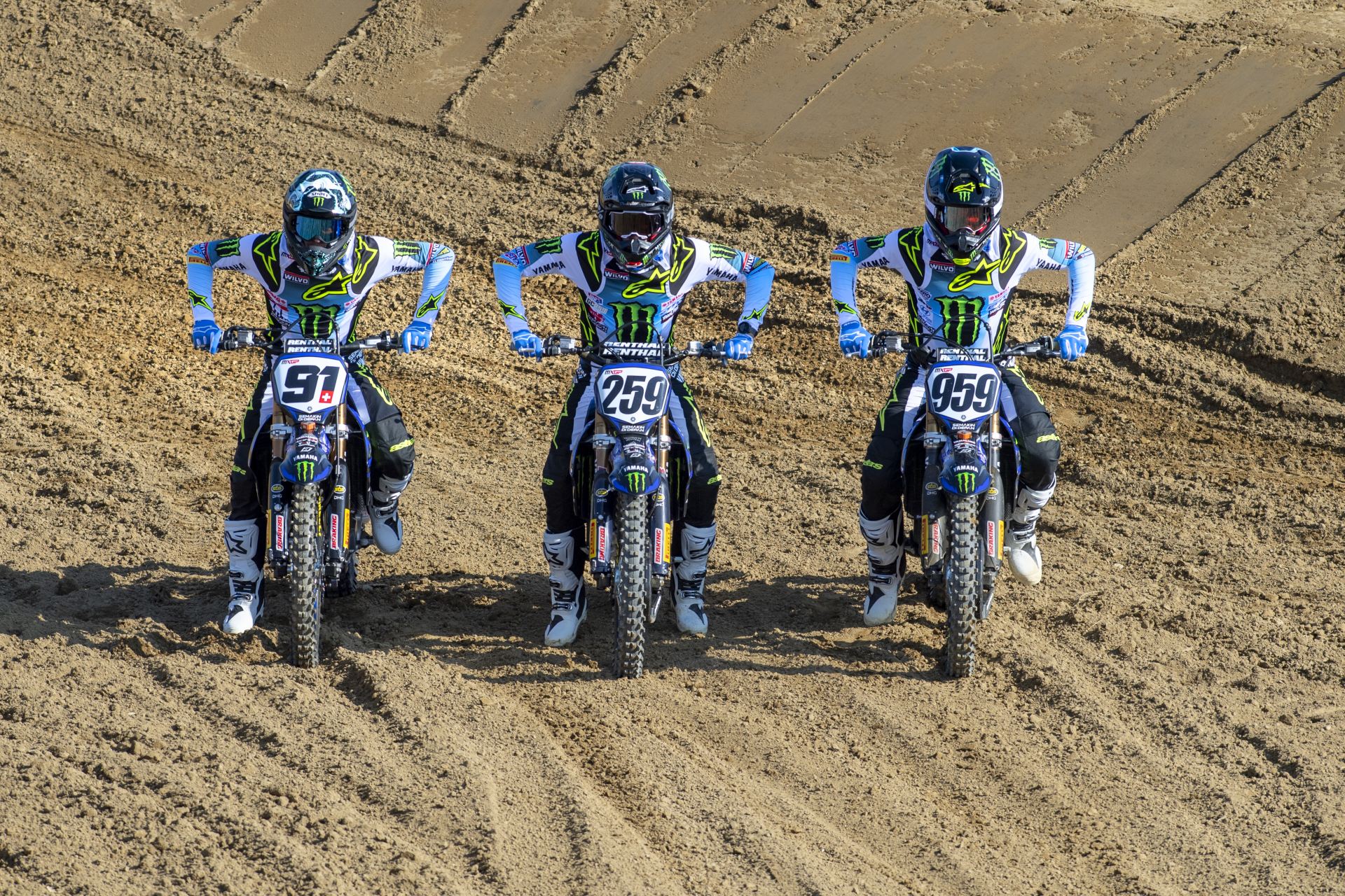 Monster Energy Yamaha Factory MXGP Team präsentiert neuen Look