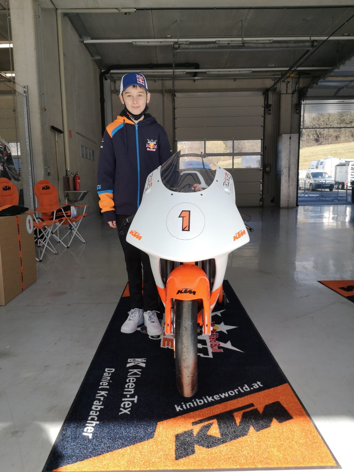 KTM Austrian Junior Cup: Daniel Krabacher auf den Spuren der MotoGP