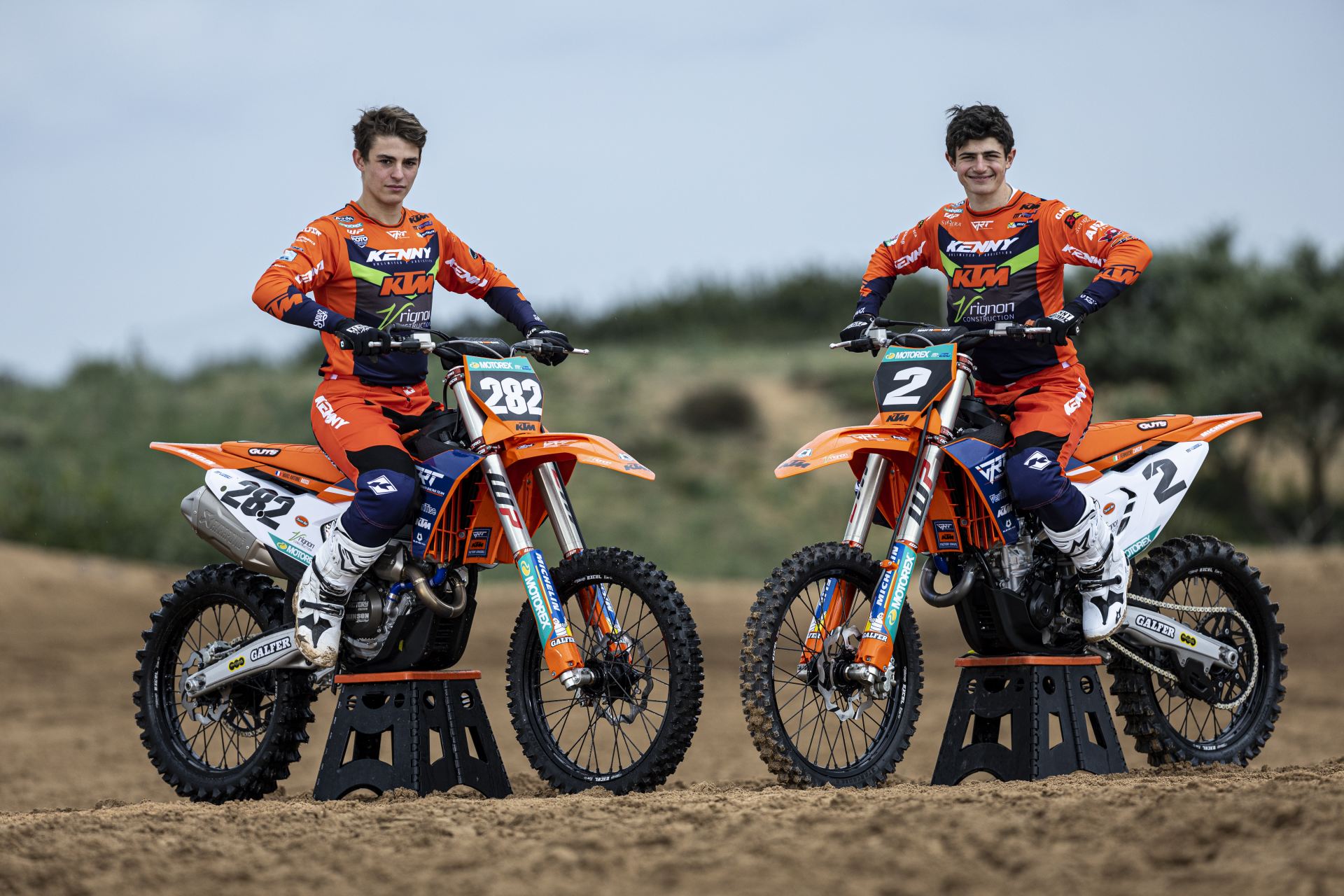 VRT KTM Werksjunioren bereit für das EMX Motocross 2023