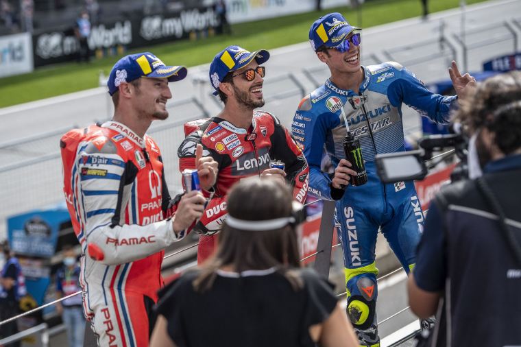 MotoGP-Stars geniessen die Vorzüge rund um den Spielberg