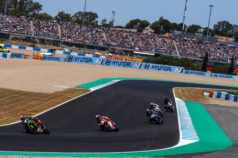 Superbike WM Start in Spanien