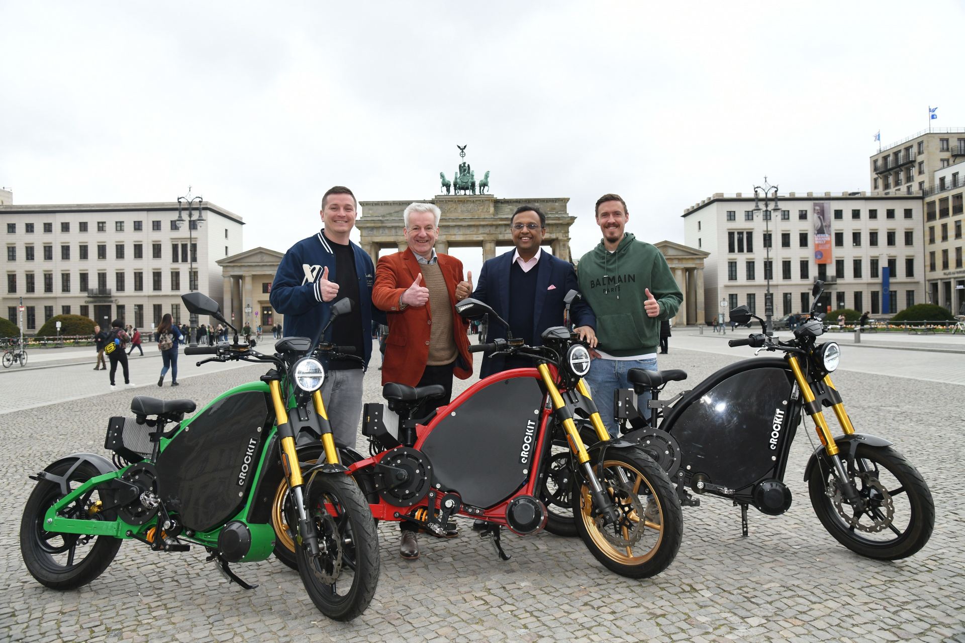 eROCKIT stellt indischen Investor Motovolt vor