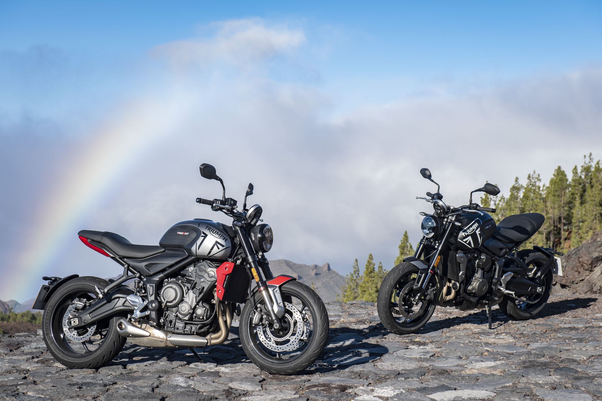 Triple-Test auf Teneriffa: TRIUMPH präsentiert die Trident 660