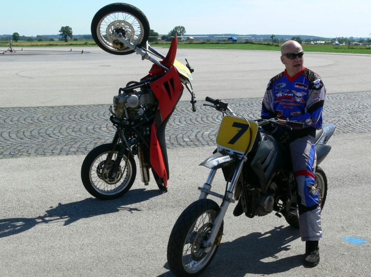 Wheelie Lehrgang beim Lothar Schauer in Bayern