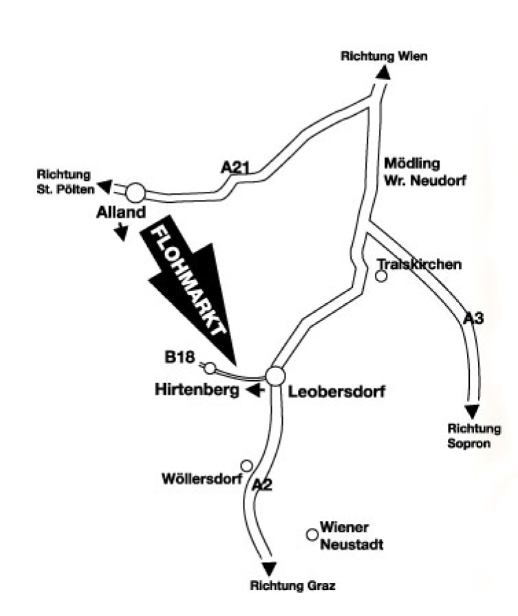 Anfahrt nach Hirtenberg