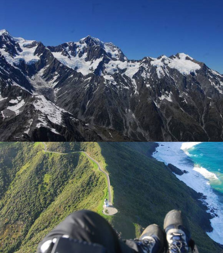 Überflug des Mount Cook
