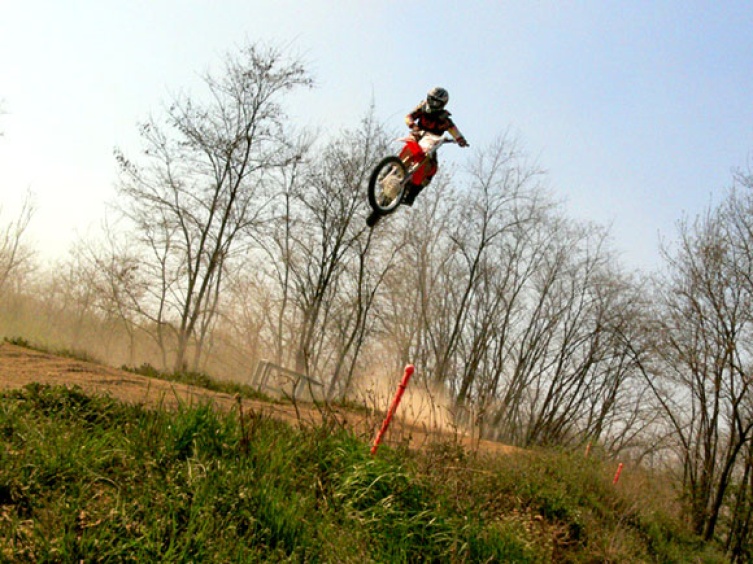 Paul bei seinem Hobby dem Motocrossen