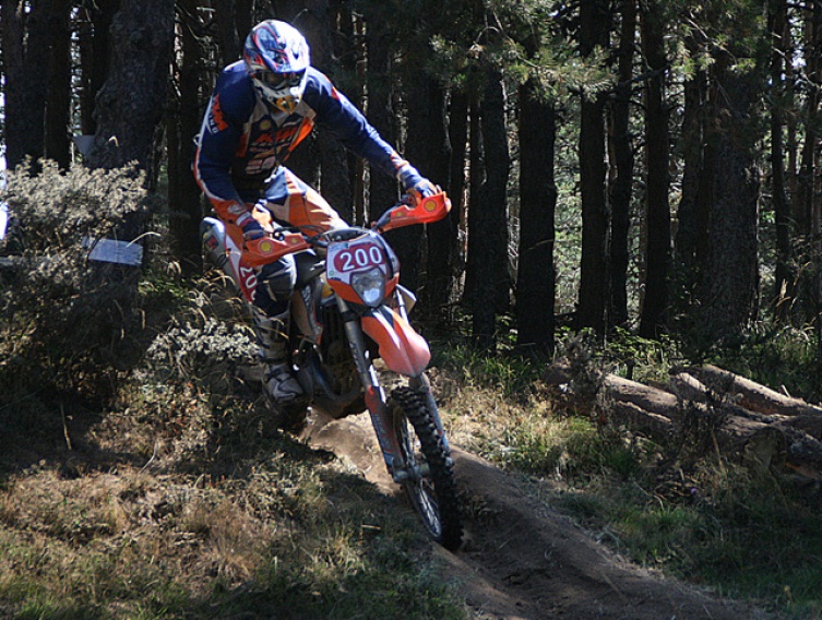 Bernhard Walzer auf seiner KTM 250 EXC