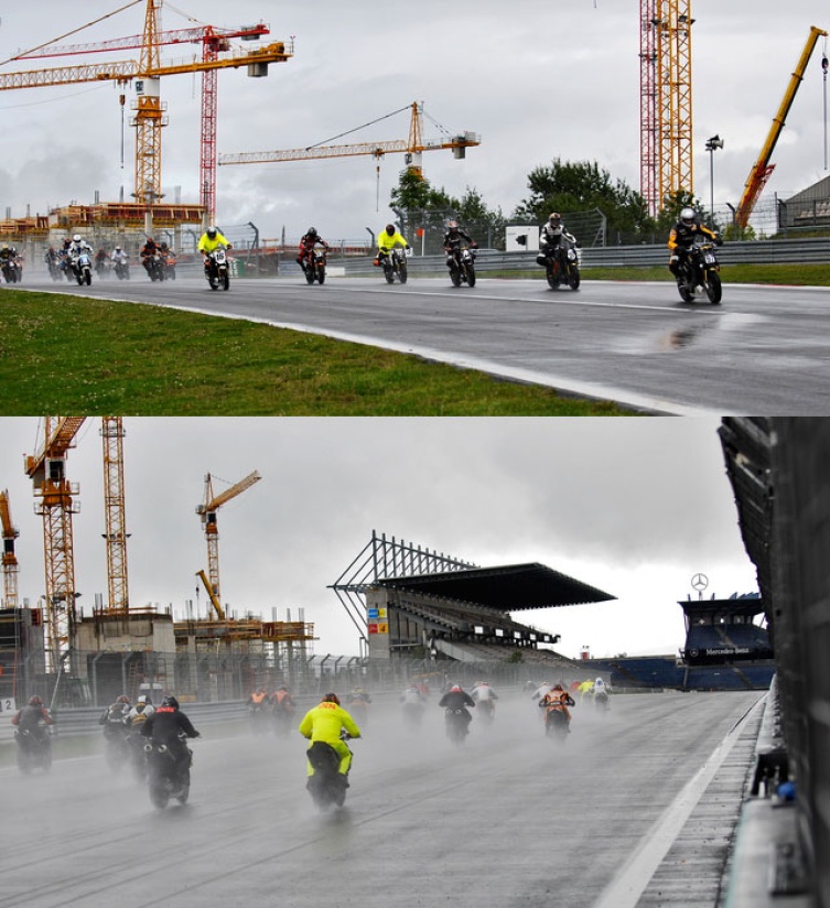 Regenrennen am Nürburg Ring