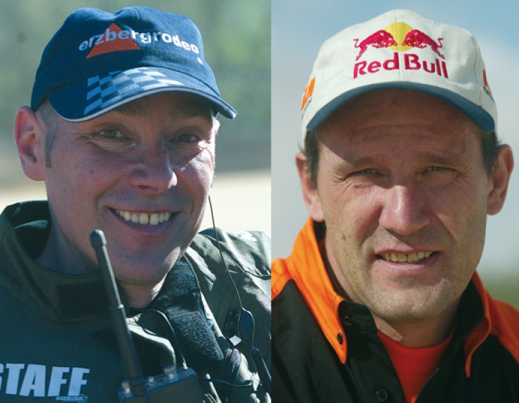 Präsentieren das Erzbergrodeo 2009: Karl Katoch und Heinz Kinigadner