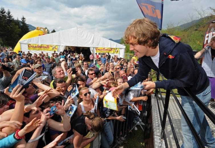 Kini Daya in Tirol: Sebastian Vettel 