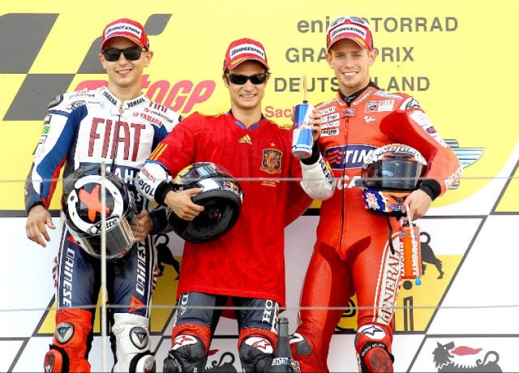 Foto: MotoGP Lorenzo, Pedrosa und Stoner