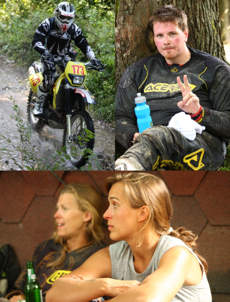 Andreas Gruber, Alex Hlavac & die Dirt-Girls Patricia Kafka und Daniela Pexa